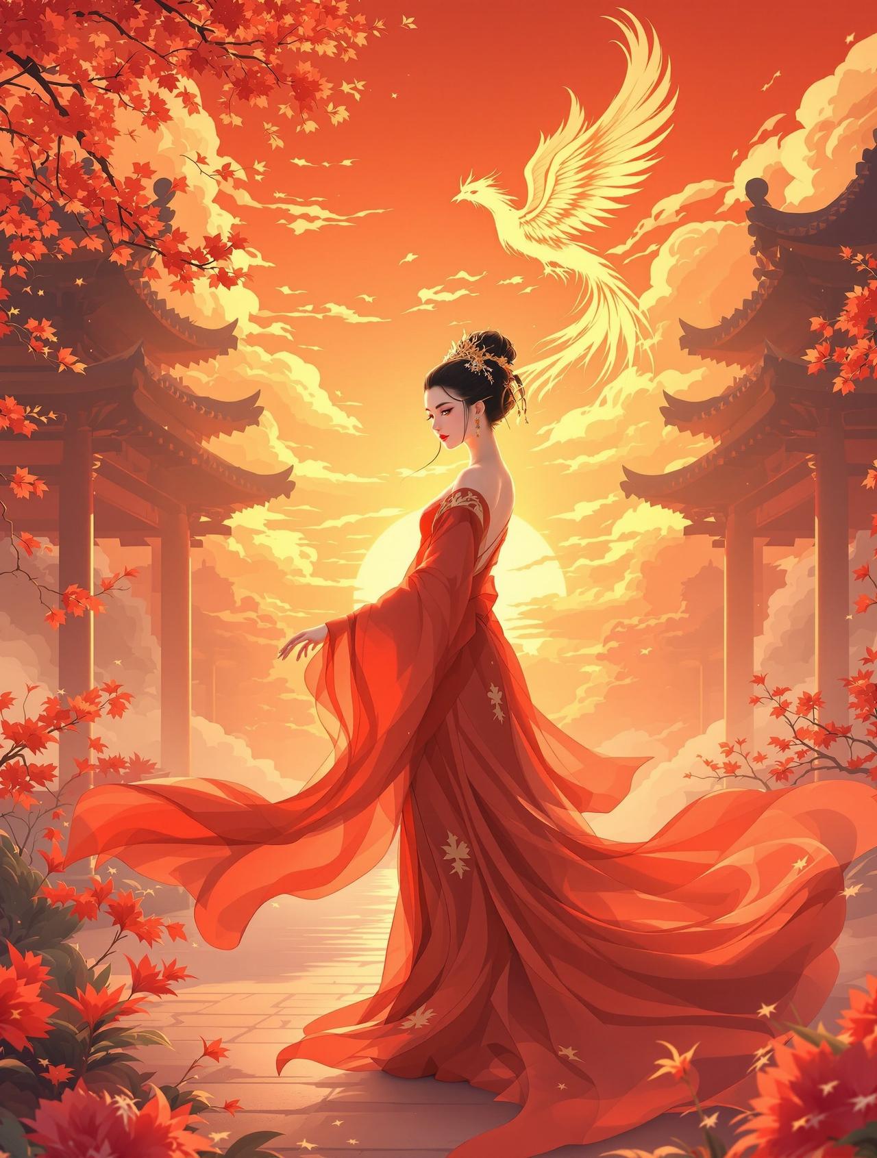 凤凰涅槃之绝世女帝 - ai短剧bl热门玄幻修仙动漫短剧